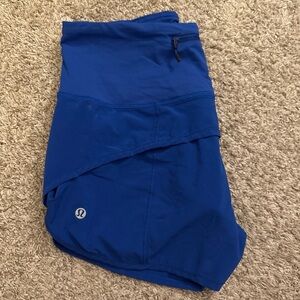 Lululemon Royal Blue super high rise speed ups
